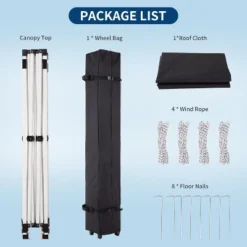 10 X 10 FT Pop Up Canopy, Heavy Duty Instant Tent W/Carry Bag, All Season Commercial Sun Shelter, Portable Canopy For Patio, Backyard, Bench, Garden 11 10 X 10 FT Pop Up Canopy, Heavy Duty Instant Tent W/Carry Bag, All Season Commercial Sun Shelter, Portable Canopy For Patio, Backyard, Bench, Garden -The Range Shop GUEST 036bd3f5 121d 466e 9a4a b333a7d53882 1