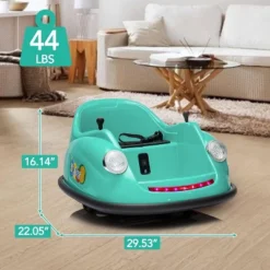 12V Kids Electric Bumper Car With 2.4G Remote Control, 360° Spinning, Music & LED Lights, Safety Bumper For Ages 2-5 Years -The Range Shop GUEST 049cb038 9e63 4bda bc49 9edbcd837027