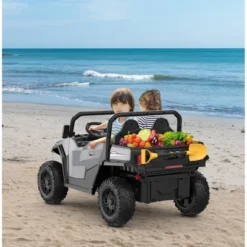 24V Ride On Dump Truck With Remote Control, 2 Seater Electric Toy Car For Kids, All-Terrain Kids Construction Vehicle W/Dump Bed & Shovel -The Range Shop GUEST 06ad9faa d59b 4e4f b369 1c27d66e895c