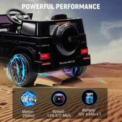 Kids 12V Ride On Car With Remote Control, Electric Car Toy For Kids With Suspension, Safety Lock, Ride On Tioy Car With Led Lights, Bluetooth, Music -The Range Shop GUEST 07a027e4 bee4 450c 8ed3 6612806349ec