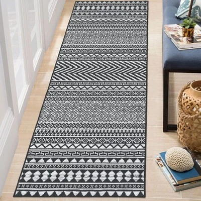 Modern Geometric Living Room Bedroom Area Rugs, Washable Soft Low Pile Floor Carpet With Stripped Lines For Dining Room 1 Modern Geometric Living Room Bedroom Area Rugs, Washable Soft Low Pile Floor Carpet With Stripped Lines For Dining Room