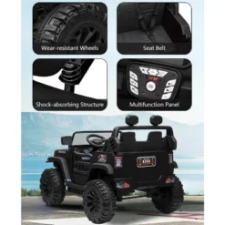 24V 2-Seater Electric Ride-On Car For Kids With Parent Remote Control, Dual 200W Motors, Music & Adjustable Speeds - Ages 3-8 Years Old -The Range Shop GUEST 0a311181 94bc 462f b87b 27b510797595