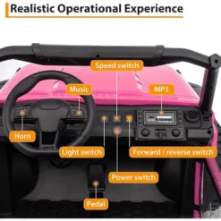 24V Kids Electric Ride-on Truck With Parent Remote Control, Spring Suspension, Parent Safety Brake, Storage, Off-Road Toy Car For Toddlers 12 24V Kids Electric Ride-on Truck With Parent Remote Control, Spring Suspension, Parent Safety Brake, Storage, Off-Road Toy Car For Toddlers -The Range Shop GUEST 0e6a6c4b be7c 47c1 8c85 e586bc1b8b73