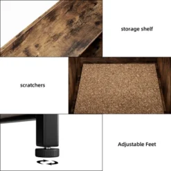 Iron And MDF Cat Nest Frame With Litter Box - Durable Iron Frame, High-Quality MDF, Comfortable Design, Easy To Clean, Space-Saving -The Range Shop GUEST 0ea9bff8 8f06 4aa5 b598 e6787a9d5101