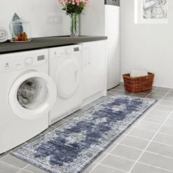 Washable Vintage Floral Living Room Rugs, Distressed Print Non Slip Bedroom Carpet, Retro Accent Large Dining Room Kitchen Rugs -The Range Shop GUEST 11b8c6a8 956b 4cc7 bc30 7ce1c3cdaa34