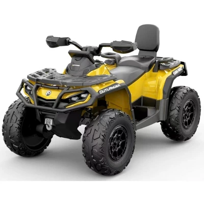 24V Kids Ride On Car,2 Seater Licensed Can-Am Electric ATV Car For Kids,4 Wheeler 4WD Ride On Electric Toy Car,3 Speeds,Leather Seats 4 24V Kids Ride On Car,2 Seater Licensed Can-Am Electric ATV Car For Kids,4 Wheeler 4WD Ride On Electric Toy Car,3 Speeds,Leather Seats - Image 4