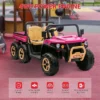 24V 2-Seater Kids Ride-On Dump Truck - Parent Remote Control, 4WD Power, Electric Dump Bed & Shovel, 6-Wheel Design For Ages 3+