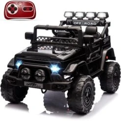 Ride On Truck Car For Kids, 12V Electric Ride On Car With Remote Control, Spring Suspension, Led Lights, 3 Speeds -The Range Shop GUEST 1c4703d9 dc14 4ac8 870d 129d6111888d