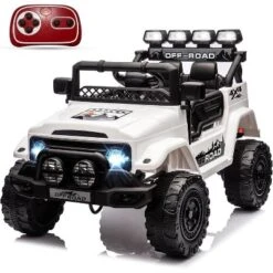 Ride On Truck Car For Kids, 12V Electric Ride On Car With Remote Control, Spring Suspension, Led Lights, 3 Speeds -The Range Shop GUEST 1cacf148 0128 4b40 bf2e f2c406357479