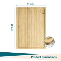 Cutting Board, Bamboo Stove Top Cover, Over The Sink Chopping Board With Juice Groove And Handle -The Range Shop GUEST 1f2ffbef 413b 409b 9db6 db356e206d41