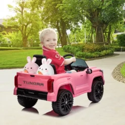 12V Ride On Car For Kids, Licensed Toyota Ride On Truck, Battery Powered Electric Car With Remote Control, LED Lights, Ride On Toys For Boys Girls -The Range Shop GUEST 2164b126 84be 4fc7 9f8a 5f361492141d