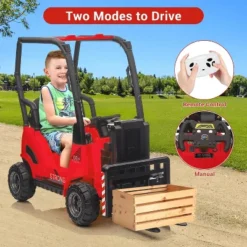 12V Kids Ride On Forklift Car With Tent, Electric Ride On Construction Car Toy For Toddles With Remote Control, 2 Speeds, Music 10 12V Kids Ride On Forklift Car With Tent, Electric Ride On Construction Car Toy For Toddles With Remote Control, 2 Speeds, Music -The Range Shop GUEST 218f980b af34 437d 9782 c1de1836f259