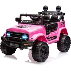 12V Kids Ride On Truck Car With Remote Control, Spring Suspension, 3 Speeds, LED Lights, Parent Safety Brake -The Range Shop GUEST 237d2dfd 3129 4c91 a6ad 94adff983a5d