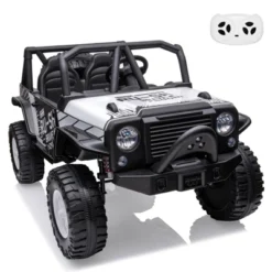 24V 2-Seater Kids Ride On Truck Car With Remote Control, Powered Electric Vehicles, 2WD Dual Motors Vehicle With LED Light Music For Boys And Girls -The Range Shop GUEST 26cf6703 51e2 47b2 8123 22909ece8ba2