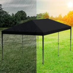 10'x20' Commercial Pop-Up Canopy Tent, Instant Setup Shelter, Portable Outdoor Tent