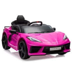 12V Kids Ride On Car, Sports Licensed Corvette Electric Car Toy For Toddles, With Remote Control, Visual Dashboard, LED Lights, Music, For Kids 3-10 -The Range Shop GUEST 2d0fcd37 868e 473c 8388 f3de3210355c