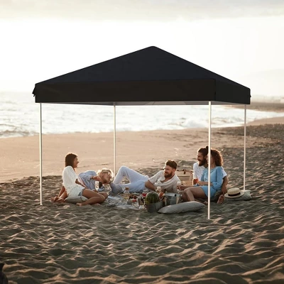 10x10 Pop Up Canopy Tent Outdoor Canopy With 1 Removable Sidewall, Commercial Instant Tent Shelter 3 10x10 Pop Up Canopy Tent Outdoor Canopy With 1 Removable Sidewall, Commercial Instant Tent Shelter - Image 3