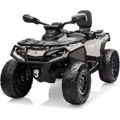 24V Kids Ride On Car,2 Seater Licensed Can-Am Electric ATV Car For Kids,4 Wheeler 4WD Ride On Electric Toy Car,3 Speeds,Leather Seats 2 24V Kids Ride On Car,2 Seater Licensed Can-Am Electric ATV Car For Kids,4 Wheeler 4WD Ride On Electric Toy Car,3 Speeds,Leather Seats - Image 2