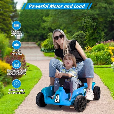 24V 2 Seaters Kids Ride On Car Toy With Remote Control For Parents And Kids, Max Load 200LBS, For Child Toddlers 1 24V 2 Seaters Kids Ride On Car Toy With Remote Control For Parents And Kids, Max Load 200LBS, For Child Toddlers