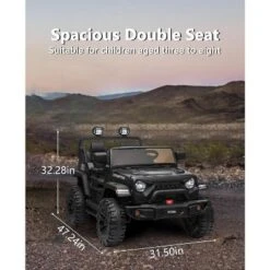 24V 2-Seater Electric Ride-On Car For Kids With Parent Remote Control, Dual 200W Motors, Music & Adjustable Speeds - Ages 3-8 Years Old -The Range Shop GUEST 31e91049 4ff5 4898 8be3 ce88340253e0