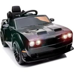 12V Licensed Dodge Challenger Kids Electric Car, Battery Powered Electric Vehicles With Remote Control, LED Lights, For Boys Girls -The Range Shop GUEST 329c57b3 18b4 4aef 9a41 1dc807930ad7