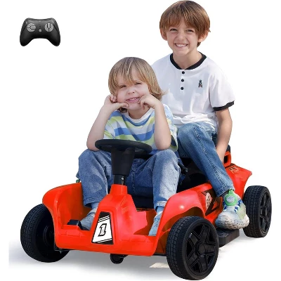 24V 2 Seaters Kids Ride On Car Toy With Remote Control For Parents And Kids, Max Load 200LBS, For Child Toddlers 9 24V 2 Seaters Kids Ride On Car Toy With Remote Control For Parents And Kids, Max Load 200LBS, For Child Toddlers - Image 9