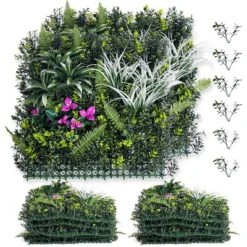 Artificial Grass Wall Panels,20"x 20" Artificial Plant Wall Panels Fake Greenery Leaf Hedge For Outdoor,Indoor 17 Artificial Grass Wall Panels,20"x 20" Artificial Plant Wall Panels Fake Greenery Leaf Hedge For Outdoor,Indoor -The Range Shop GUEST 335ec8dc c5fe 430d 92a4 b249a4814c1a