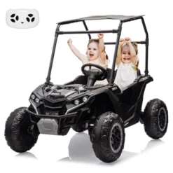 24V 2 Seater Ride On UTV Car, 4WD Electric Off-Road Truck With Sun Shade, Side By Side Battery Powered Toy Car With Remote Control, Music, Lights -The Range Shop GUEST 3674dcb6 a420 4ba0 a9d1 0a1a88d335f7