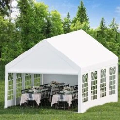 13 X 26 FT Outdoor Party Tent – Wedding Canopy, Patio & Camping Pavilion With Sidewalls & Storage Bags -The Range Shop GUEST 39338490 4d4f 4661 a323 b6e718e6590f