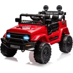 12V Kids Ride On Truck Car With Remote Control, Spring Suspension, 3 Speeds, LED Lights, Parent Safety Brake -The Range Shop GUEST 39fcc75a d28e 4649 be33 16c629c75465