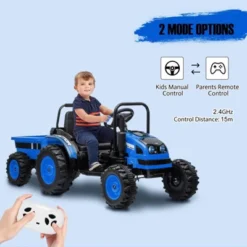 Kids Ride On Tractor Car, 12V Battery Powered Electric Tractor With Remote Control, Bluetooth, Music, USB, LED Lights, Audio, Safety Belt 15 Kids Ride On Tractor Car, 12V Battery Powered Electric Tractor With Remote Control, Bluetooth, Music, USB, LED Lights, Audio, Safety Belt -The Range Shop GUEST 3b715420 b908 4a2e 844d 38f6a403241a