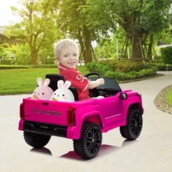 12V Ride On Car For Kids, Licensed Toyota Ride On Truck, Battery Powered Electric Car With Remote Control, LED Lights, Ride On Toys For Boys Girls -The Range Shop GUEST 3e29fefa dde2 4202 9666 269553665542