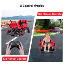 360°Rotation Electric Ride-on, 2.4G Remote Control, Blue Laser Shooting Sound, Bilateral Steering Control Handle, 12V 7AH Rechargeable Battery -The Range Shop GUEST 3e5cc2e5 4e57 42b9 aeab b4fea3e0332f