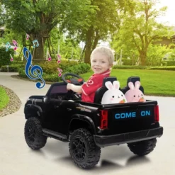 24V 2-Seater Kids Ride On Truck Electric Car For Toddlers Battery Powered Ride On Toy With Remote Control, Trunk, Soft Start, LED Lights, Music -The Range Shop GUEST 3efc99c8 d38a 40d3 a641 71c09e9127c5