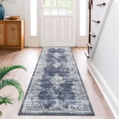 Washable Vintage Floral Living Room Rugs, Distressed Print Non Slip Bedroom Carpet, Retro Accent Large Dining Room Kitchen Rugs -The Range Shop GUEST 3f2f99bb 7dd0 4cdf 8948 8731dbf05e1d