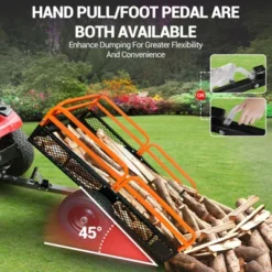 Heavy Duty Tow Behind ATV Trailer, 750 Lbs Steel Dump Cart Garden Carts With Removable Sides, Metal Utility Wagon For Riding Lawn Mower Tractor 13 Heavy Duty Tow Behind ATV Trailer, 750 Lbs Steel Dump Cart Garden Carts With Removable Sides, Metal Utility Wagon For Riding Lawn Mower Tractor -The Range Shop GUEST 3f582f37 a9fe 4a82 b442 789d5163ce45