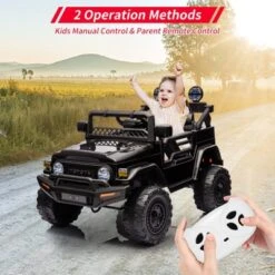 12V Ride On Truck Car For Kids, Kids Car W/2.4G Remote Control, Led Lights, Suspension, Safety Belt, Powered Electric Vehicle For Boys And Girls 15 12V Ride On Truck Car For Kids, Kids Car W/2.4G Remote Control, Led Lights, Suspension, Safety Belt, Powered Electric Vehicle For Boys And Girls -The Range Shop GUEST 40ba2d3e 22da 48cd 883c 634fa5c94af5