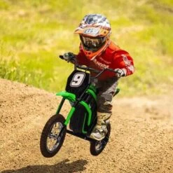 24V Kids Electric Dirt Bike 350W Motor, 3-Speed (5-14.29MPH), Hydraulic Suspension, 135LBS Capacity For Ages 8-12, 90 Min Runtime -The Range Shop GUEST 4165c446 a02d 4244 92ed 85b7527e54f3
