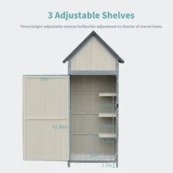 Outdoor Sheds Storage, Vertical Storage Sheds, Wooden Sheds With Metal Frame, Large Capacity Storage -The Range Shop GUEST 44453fe1 c0af 453a 9533 fb00ff7d5c2e