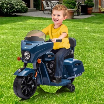 6V Electric Dirt Bike For Kids, Powered Riding Toys W/Grip Handleader, Kids Ride On Motorcycle Toys W/USB, AUX, Music, Headlight For Toddlers 2-10 9 6V Electric Dirt Bike For Kids, Powered Riding Toys W/Grip Handleader, Kids Ride On Motorcycle Toys W/USB, AUX, Music, Headlight For Toddlers 2-10 - Image 9