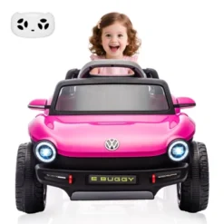 12V Kids Ride On Car Licensed Volkswagen Beetle Electric Ride On Toy For Toddlers 4 Wheeler Vehicle With Parental Remote, LED Lights, Horn, Music -The Range Shop GUEST 4596ae22 4762 4eeb 8d13 ad8dd4d019cb