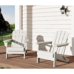 Folding Adirondack Chair Set Of 2, HDPE Plastic Weather Resistant Oversized Outdoor Chair For Patio, Lawn, Garden, Backyard, Deck, 380 Lb Support 19 Folding Adirondack Chair Set Of 2, HDPE Plastic Weather Resistant Oversized Outdoor Chair For Patio, Lawn, Garden, Backyard, Deck, 380 Lb Support -The Range Shop GUEST 4616b889 4f8c 400e 83b1 e7ef533f982f