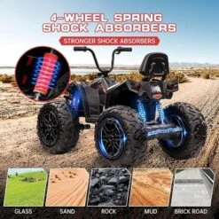 24V Kids ATV With 2 Seater, 4x200W Powerful Engine, Dual 7AH Batteries, Accelerator Handle, EVA Tires, LED Lights & Music 16 24V Kids ATV With 2 Seater, 4x200W Powerful Engine, Dual 7AH Batteries, Accelerator Handle, EVA Tires, LED Lights & Music -The Range Shop GUEST 4b4b825b 4848 4fd2 97d4 830bc7a0b80b