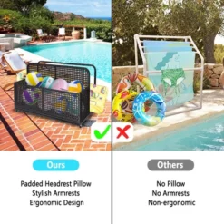 Outdoor PE Rattan Poolside Float Storage Box With Rolling Wheels, Durable Patio & Beach Organizer For Floaties And Accessories -The Range Shop GUEST 4bed12ee 132f 4891 afc4 a9f0d52a3762