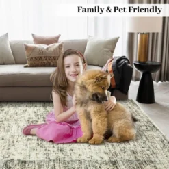 Washable Vintage Floral Living Room Rugs, Distressed Print Non Slip Bedroom Carpet, Retro Accent Large Dining Room Kitchen Rugs For Home Office -The Range Shop GUEST 4c5b1d28 38f9 4983 8036 3d7ff0f0e604