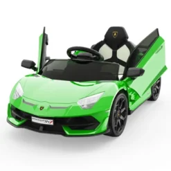12V Kids Electric Car With Remote Control, LED Lights & Sound System - Licensed Lamborghini Battery Powered Ride-On Toy For Boys & Girls -The Range Shop GUEST 4d60259f 31ea 41cf a33f a97863d9eebc