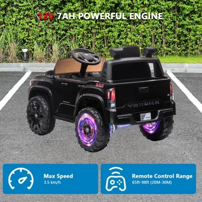 Kids Ride On Truck, Licensed Toyota Tacoma Car, 12V Battery Powered Electric Car With Remote Control, Ride On Toy Car With Lights Music For Kids 3-6 2 Kids Ride On Truck, Licensed Toyota Tacoma Car, 12V Battery Powered Electric Car With Remote Control, Ride On Toy Car With Lights Music For Kids 3-6 - Image 2