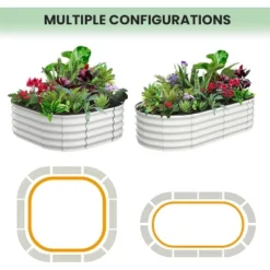 Galvanized Raised Garden Bed For Gardening, Round Metal Planter Box For Planting Plants Vegetables And Flower 17 Galvanized Raised Garden Bed For Gardening, Round Metal Planter Box For Planting Plants Vegetables And Flower -The Range Shop GUEST 52483588 c409 47a9 bb0b 1d438ba3ba7c