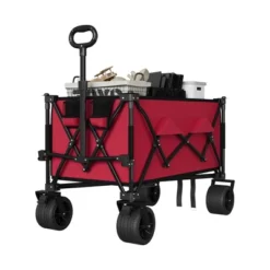 Heavy Duty Utility Beach Wagon Cart - Collapsible Wagon Beach With All Terrain Wheels, Extra Long Wagon Cart Foldable, Cup Holders For Sand 19 Heavy Duty Utility Beach Wagon Cart - Collapsible Wagon Beach With All Terrain Wheels, Extra Long Wagon Cart Foldable, Cup Holders For Sand -The Range Shop GUEST 529a1df2 c9f2 4642 9995 c79b020005df