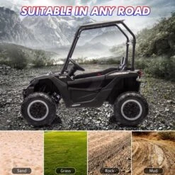 24V 2 Seater Ride On UTV Car, 4WD Electric Off-Road Truck With Sun Shade, Side By Side Battery Powered Toy Car With Remote Control, Music, Lights -The Range Shop GUEST 533a63ee cbfa 4539 9fcf 04b42e89e4cb